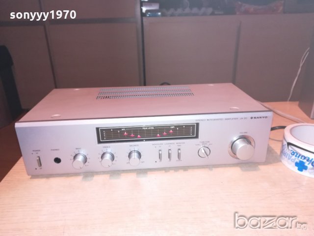 sanyo stereo amplifier-made in japan-внос швеицария, снимка 5 - Ресийвъри, усилватели, смесителни пултове - 20743304
