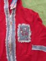 Спортен комплект от червен суичър и панталон, нов, размер 116, снимка 2