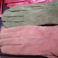 дамски ръкавици - естествена кожа и велур, снимка 3 - Шапки - 12100950