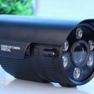 1200tvl 1/4" HD IR LED IR-CUT 6 Array Охранителна Ден/Нощ Камера. Удароусточива. Водоустойчива., снимка 4 - Камери - 10962201
