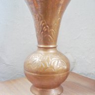 Стара медна ваза, снимка 4 - Антикварни и старинни предмети - 8753569