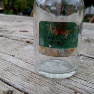Старо аптекарско шише, снимка 2 - Антикварни и старинни предмети - 18557482
