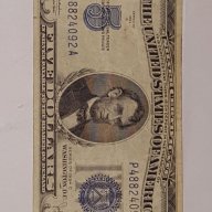 $ 5 Dollars Silver Certificate 1934 C .Block P A, снимка 1 - Нумизматика и бонистика - 16947653