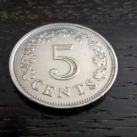 Монета - Малта - 5 цента | 1972г., снимка 2 - Нумизматика и бонистика - 25910128