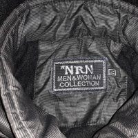 Тъмносиво яке марка NRN с махаща качулка и топла подплата, снимка 3 - Якета - 23625580