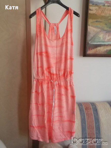 Нова маркова рокля, Jessica Simpson, L, оранжева, корал, секси, снимка 1