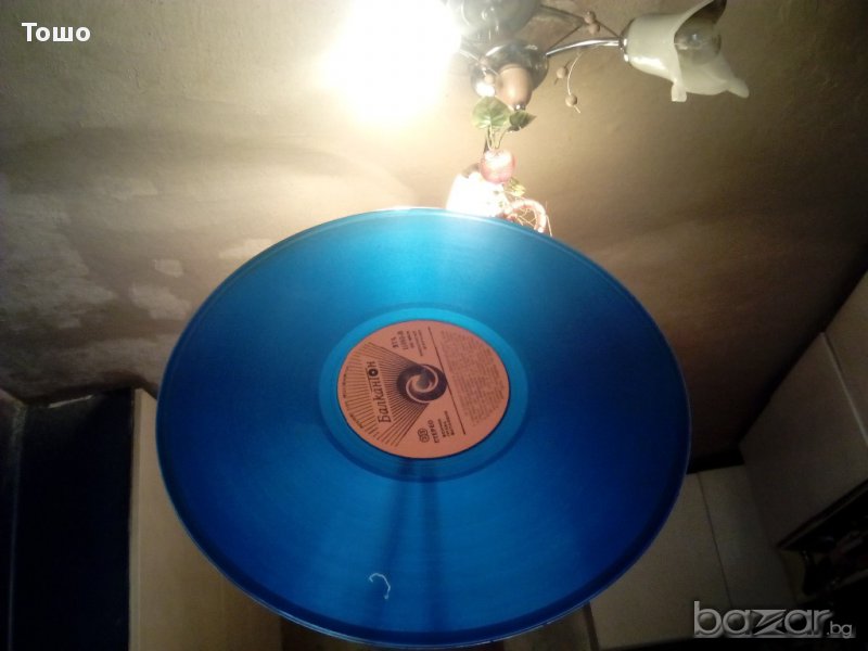 грамофонна плоча  Синя - за декорация, снимка 1