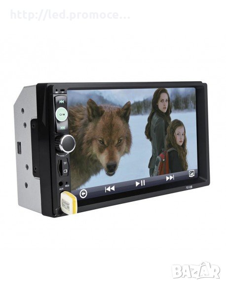 Автомобилен аудио MP5 плейър с камера Bluetooth V2.0 -7010B, снимка 1