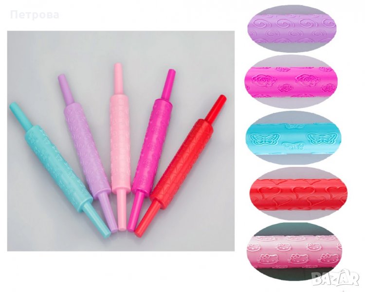 Малка релефна точилка за декоративно щамповане на фондан, снимка 1