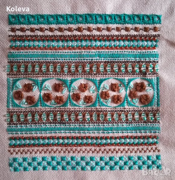 Ушит гоблен - правоъгълник, снимка 1