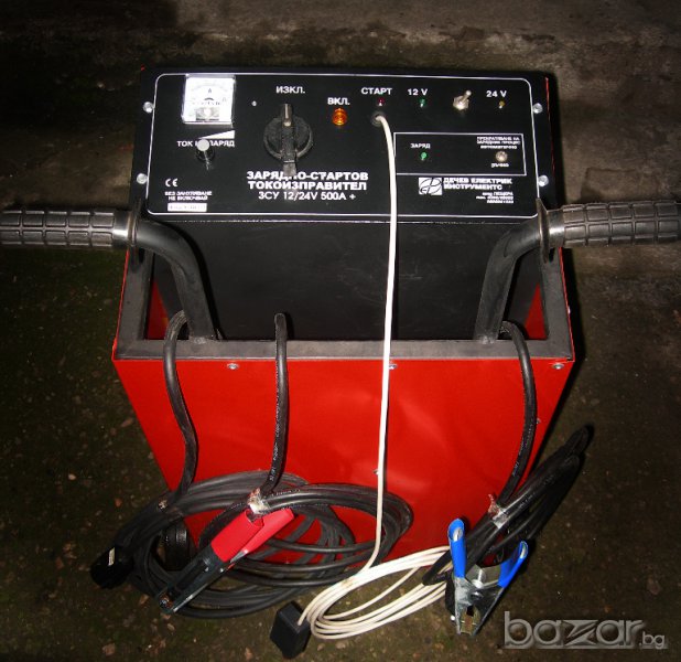 ЗАРЯДНО-СТАРТОВО УСТРОЙСТВО ЗСУ12/24V500A+, снимка 1