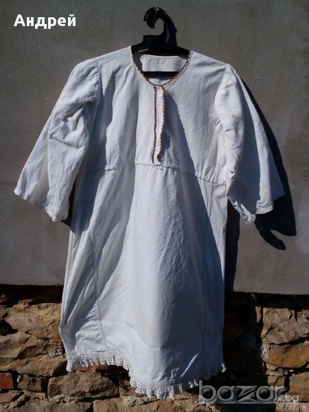 Старинна риза за литак,носия, снимка 1
