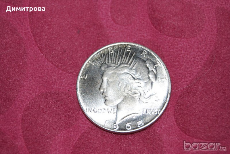 1 долар САЩ 1965, снимка 1