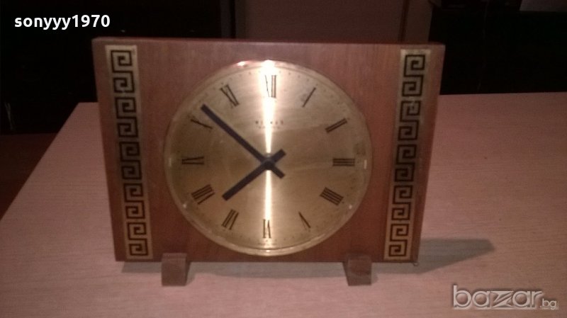 немски ретро часовник-25х19см-внос швеицария, снимка 1