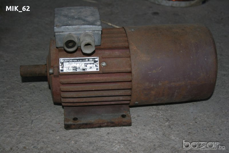 Ел.двигател със спирачка, снимка 1