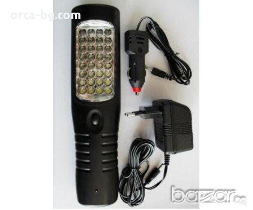 Лампа прожектор акумулаторна с магнит – 35 LED универсална, снимка 1