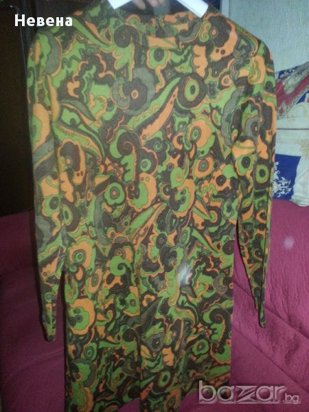 Дамска рокля туника с дълъг ръкав, снимка 1