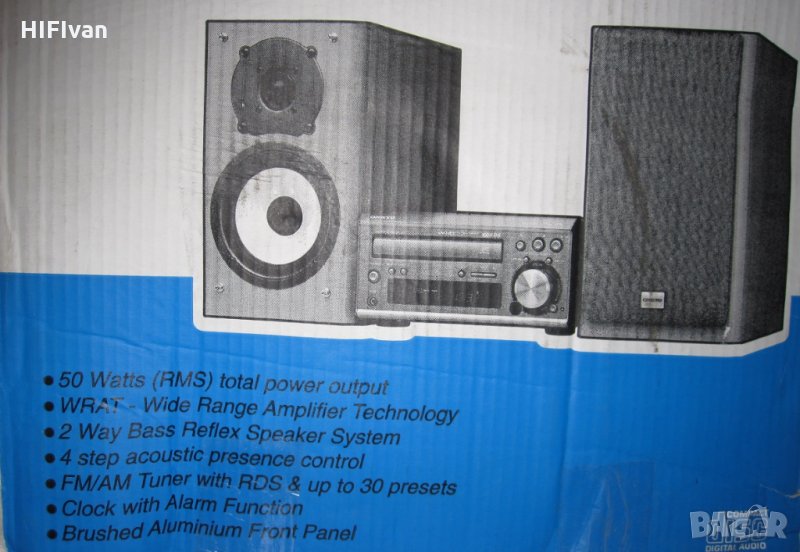 Компактна Hi-Fi мини система ONKYO CS-210MKII с бижуто CR-305FX CD-Receiver (Ресийвър с вграден CD), снимка 1