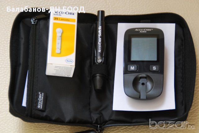 Глюкомер за измерване на кръвна захар Accu-Chek Active + 10 бр. тест-ленти , снимка 4 - Уреди за диагностика - 11016525