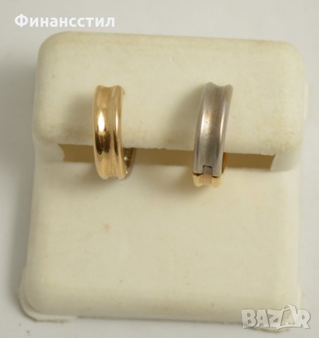 златни обици 43545-4, снимка 3 - Обеци - 23646279