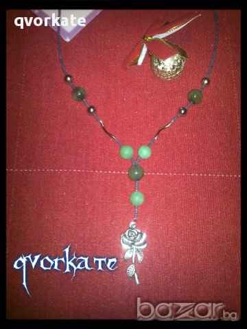 Колие Роза, снимка 2 - Колиета, медальони, синджири - 12643301