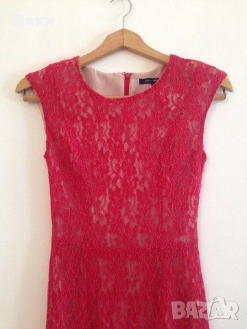 Червена рокля, снимка 2 - Рокли - 23682848