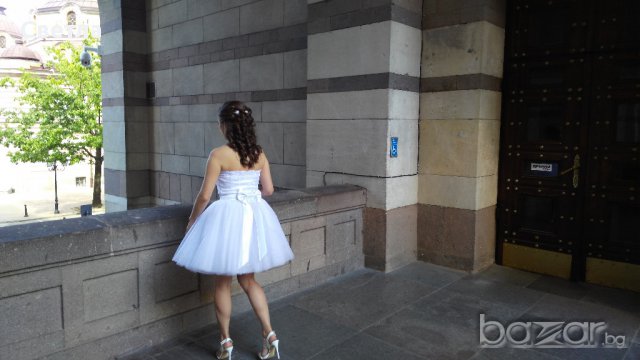 Промоция Булченска/сватбена рокля, снимка 3 - Сватбени рокли - 16586759