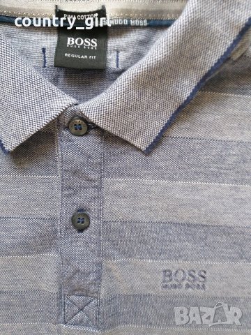 Hugo Boss Navy Firenze Polo Shirt  - страхотна мъжка тениска, снимка 2 - Тениски - 24894561