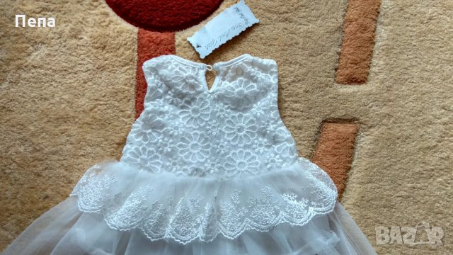 6-8 месеца чисто нова детска рокличка с бродерия за дете , снимка 8 - Бебешки рокли - 12165624