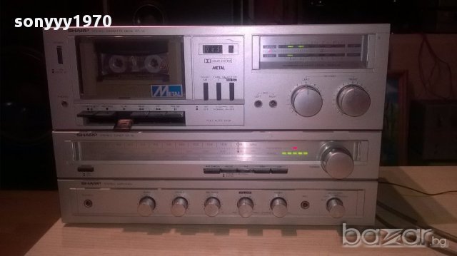 Sharp receiver+sharp deck-made in japan-внос швеицария, снимка 8 - Ресийвъри, усилватели, смесителни пултове - 16320569