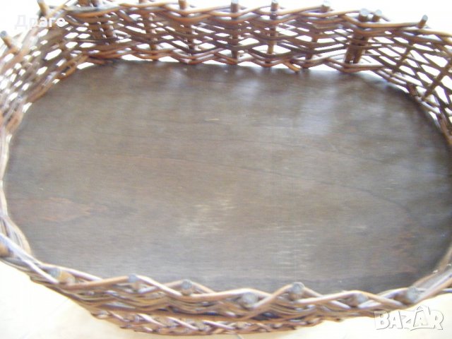 Декоративна плетена кошница, снимка 2 - Декорация за дома - 22086126