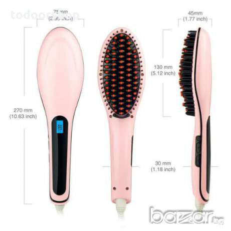 Четка за изправяне на коса електрическа, снимка 2 - Продукти за коса - 15116132