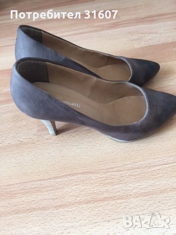 Велурени обувки - № 35, снимка 2 - Дамски ежедневни обувки - 25586120