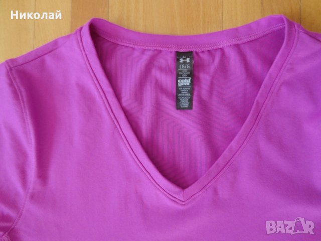 Under armour ColdGear Infrared V-Neck Long Sleeve top, снимка 5 - Спортни екипи - 24769374