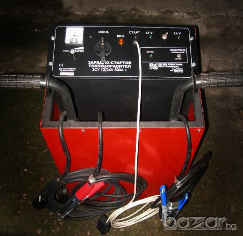 ЗАРЯДНО-СТАРТОВО УСТРОЙСТВО ЗСУ12/24V500A+