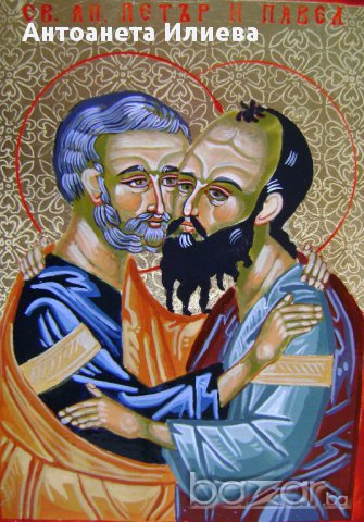 Икона Св. Арх. Михаил, снимка 12 - Икони - 12954028