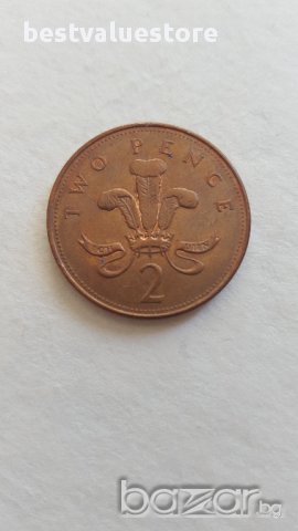 Монета От 2 Английски Пени От 2007г. / 2007 2 UK Pence Coin KM# 987 Sp# 4690, снимка 1 - Нумизматика и бонистика - 15889442