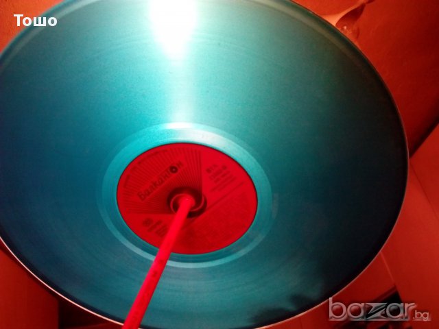 грамофонна плоча  Синя - за декорация, снимка 4 - Декорация за дома - 11191769