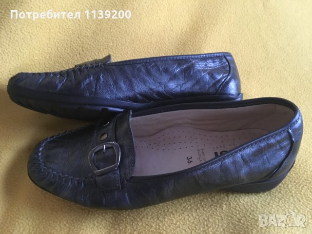  Boissy 36 естествена кожа френски дамски обувки анатомична стелка, снимка 8 - Дамски ежедневни обувки - 23737421