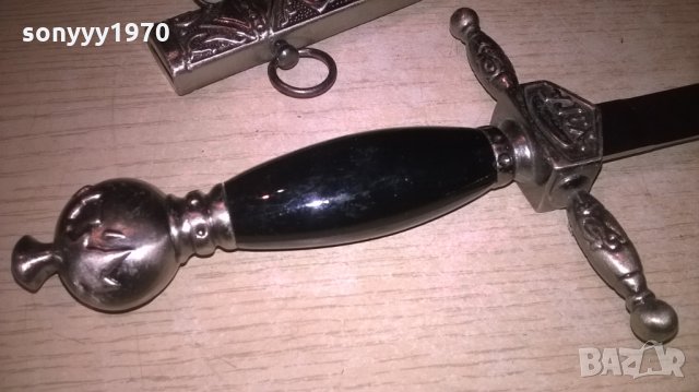 нож сабя-кама с ножница-метални-38х11см-внос швеицария, снимка 9 - Колекции - 23651655