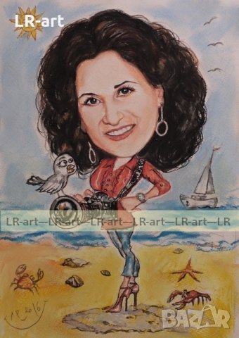 Рисувам ръчно КАРИКАТУРИ, ШАРЖ , снимка 17 - Картини - 23324902