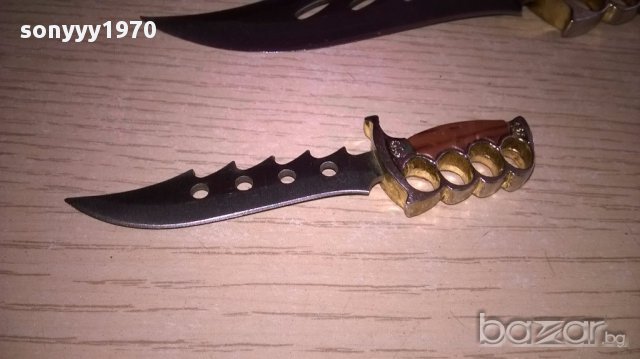 немски ножове в кания 17см с канията-внос швеицария, снимка 8 - Антикварни и старинни предмети - 18040006