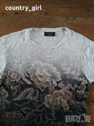 Zara Man  - страхотна мъжка тениска КАТО НОВА, снимка 3 - Тениски - 21614495