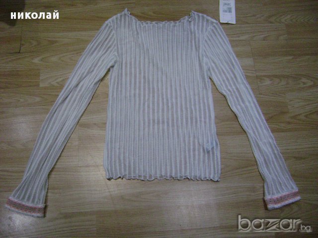 Affairs by Sassa луксозна ефирна блуза, снимка 2 - Блузи с дълъг ръкав и пуловери - 13462099