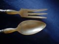 бароков комплект вилица и лъжица, снимка 2