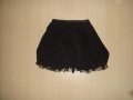 Разкошна черна пола с волан от тюл, Зара / Zara, 2-3г., снимка 2