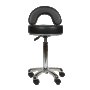 Козметичен/фризьорски стол - табуретка с облегалка Zen alto 49/62 см, снимка 3