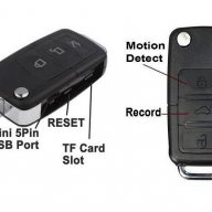 скрита камера дизайн ключ на BMW dvr s818 видео записващо устройство , снимка 3 - Камери - 9936674