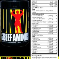 Universal Nutrition 100% Beef Aminos, снимка 2 - Хранителни добавки - 8959240