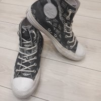 Оригинални дамски сиви кецове Converse, снимка 3 - Кецове - 23418262